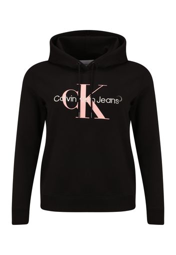 Calvin Klein Jeans Curve Felpa  nero / rosa / bianco