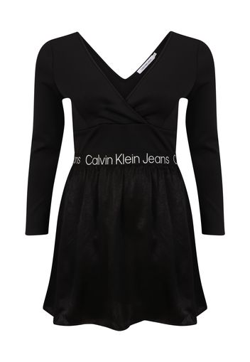 Calvin Klein Jeans Curve Abito  nero / bianco