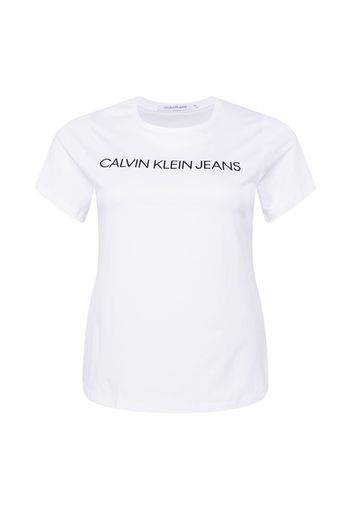 Calvin Klein Jeans Curve Maglietta  blu scuro / bianco