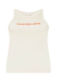 Calvin Klein Jeans Curve Top  crema / rosso