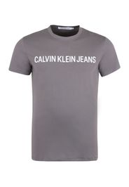 Calvin Klein Jeans Plus Maglietta  grigio / bianco