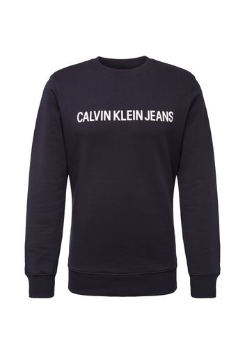 Calvin Klein Jeans Felpa  nero / bianco