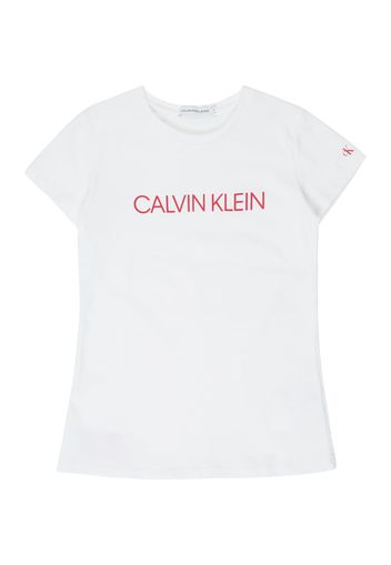 Calvin Klein Jeans Maglietta  bianco / rosso