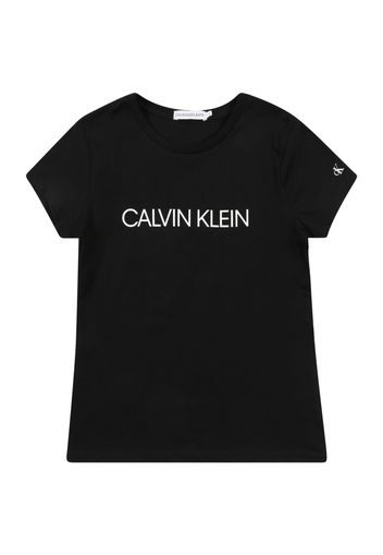 Calvin Klein Jeans Maglietta 'Institutional'  nero / bianco