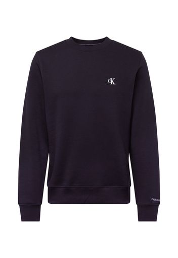 Calvin Klein Jeans Felpa 'Essential'  nero / bianco