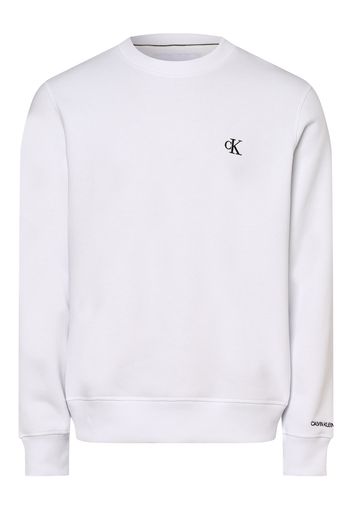 Calvin Klein Jeans Felpa 'ESSENTIAL'  bianco / nero