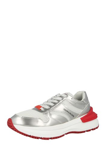 Calvin Klein Jeans Sneaker bassa  argento / bianco