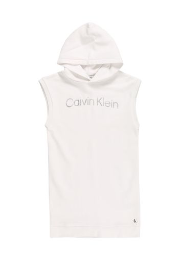 Calvin Klein Jeans Abito  bianco / argento