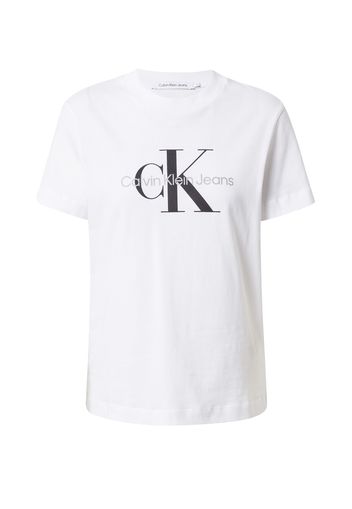 Calvin Klein Jeans Maglietta  offwhite / nero / grigio chiaro