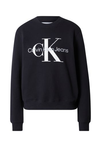 Calvin Klein Jeans Felpa  nero / bianco / azzurro