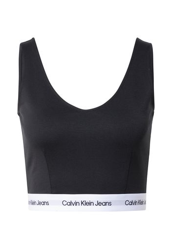 Calvin Klein Jeans Top  nero / bianco