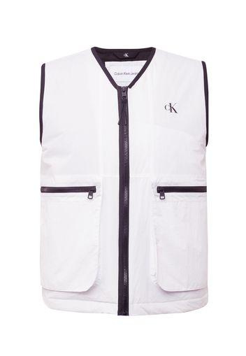 Calvin Klein Jeans Gilet  bianco / nero