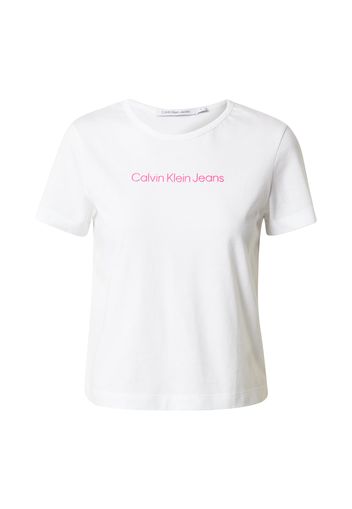 Calvin Klein Jeans Maglietta  bianco / rosa