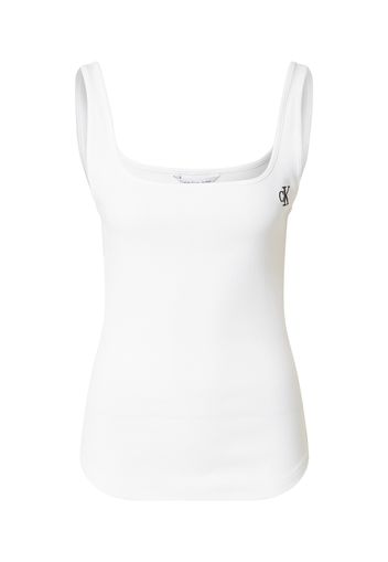 Calvin Klein Jeans Top  bianco / nero