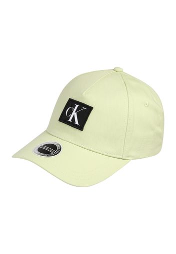 Calvin Klein Jeans Cappello da baseball  verde pastello / nero / bianco