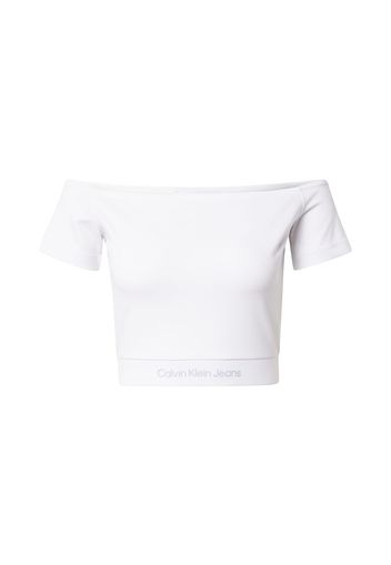 Calvin Klein Jeans Maglietta  bianco / blu chiaro