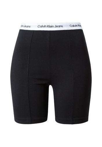 Calvin Klein Jeans Leggings 'Milano'  nero / bianco