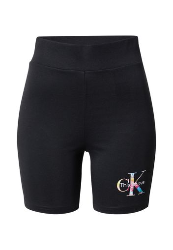 Calvin Klein Jeans Pantaloni 'PRIDE'  nero / bianco / colori misti