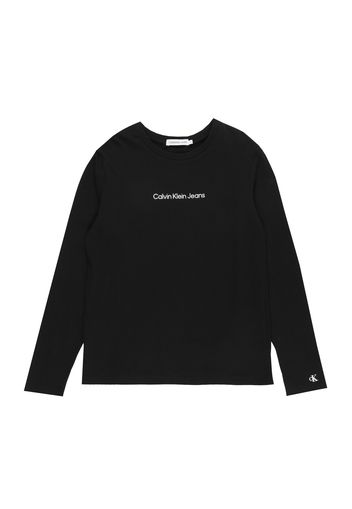 Calvin Klein Jeans Maglietta  nero / bianco