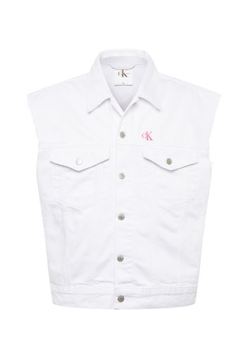 Calvin Klein Jeans Gilet  bianco / rosa