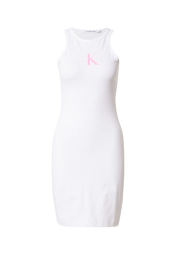 Calvin Klein Jeans Abito  bianco / crema / rosa