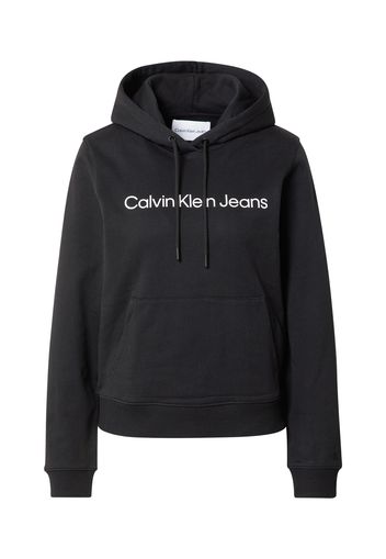 Calvin Klein Jeans Felpa  nero / bianco