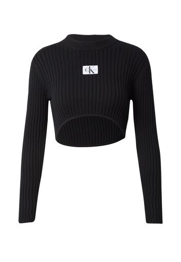 Calvin Klein Jeans Pullover  nero / bianco