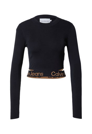 Calvin Klein Jeans Pullover  nero / marrone