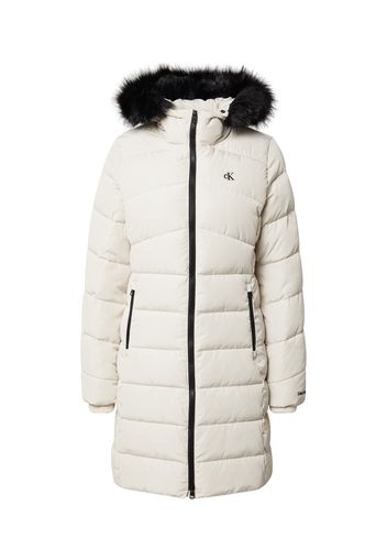 Calvin Klein Jeans Giacca invernale  offwhite / nero