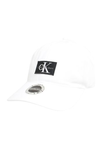 Calvin Klein Jeans Cappello da baseball  bianco / nero