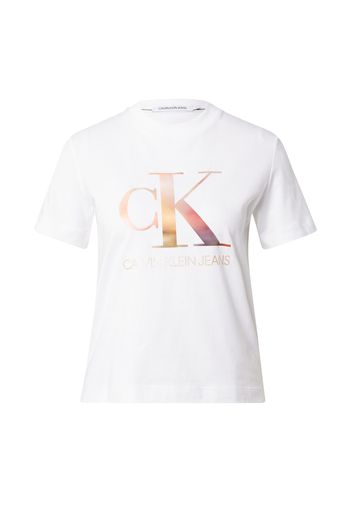 Calvin Klein Jeans Maglietta  bianco / oro