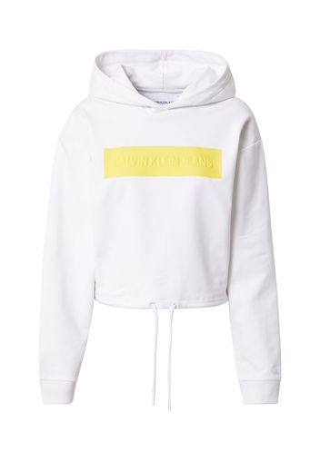 Calvin Klein Jeans Felpa 'Hero'  bianco / giallo