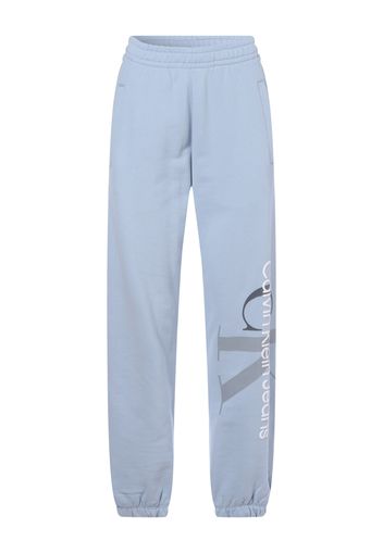 Calvin Klein Jeans Pantaloni  grigio / bianco / blu pastello