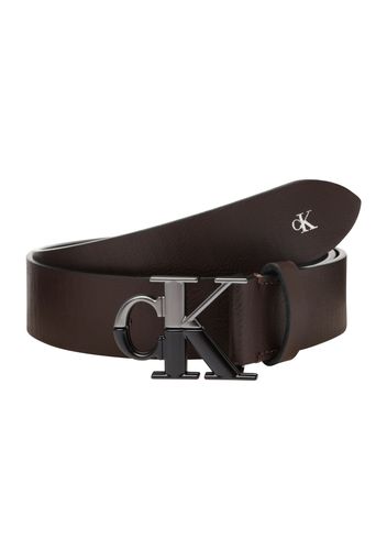 Calvin Klein Jeans Cintura  marrone scuro / nero / argento / bianco