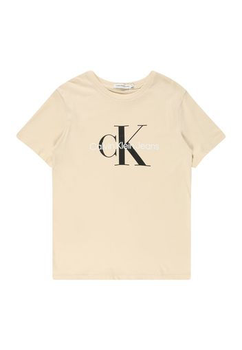 Calvin Klein Jeans Maglietta  beige / nero / bianco