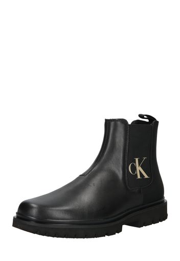 Calvin Klein Jeans Boots chelsea 'BJORN'  beige / nero