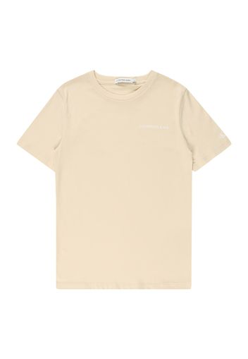 Calvin Klein Jeans Maglietta  beige / bianco