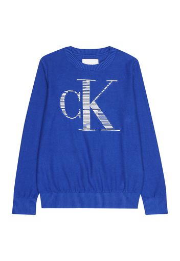 Calvin Klein Jeans Pullover  blu reale / bianco