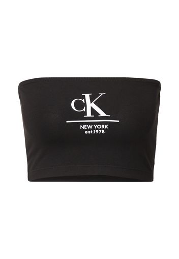 Calvin Klein Jeans Top  nero / bianco