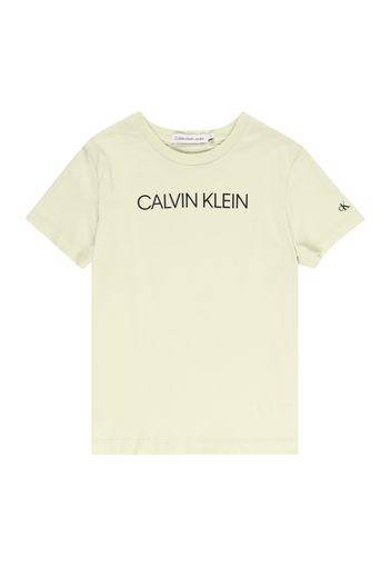 Calvin Klein Jeans Maglietta  verde pastello / nero