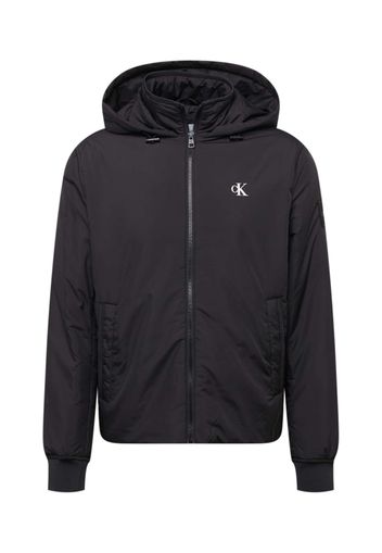 Calvin Klein Jeans Giacca di mezza stagione 'HARRINGTON'  nero / bianco