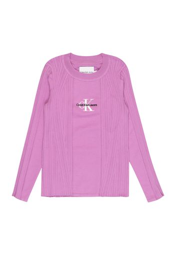 Calvin Klein Jeans Pullover  orchidea / nero / bianco