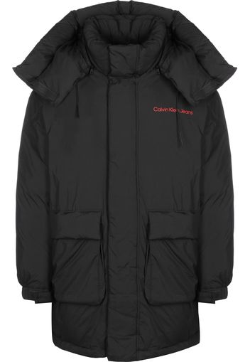 Calvin Klein Jeans Parka di mezza stagione  rosso / nero