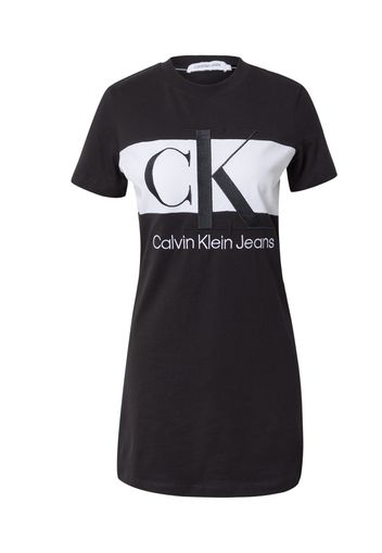 Calvin Klein Jeans Abito  nero / bianco
