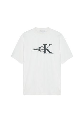 Calvin Klein Jeans Maglietta  nero / bianco