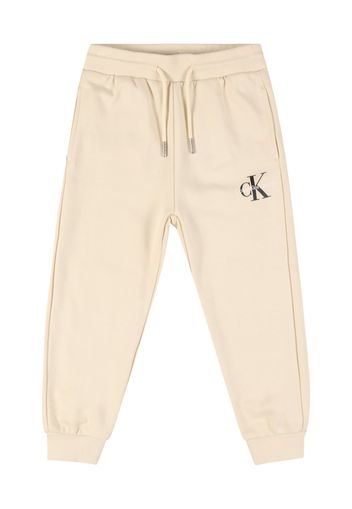 Calvin Klein Jeans Pantaloni  beige / nero