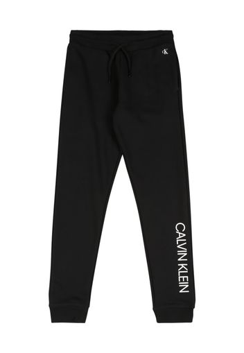 Calvin Klein Jeans Pantaloni  nero / bianco