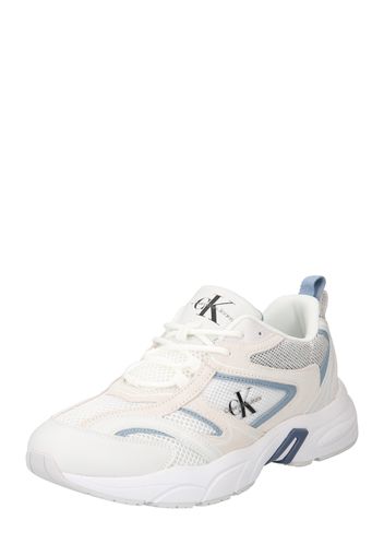 Calvin Klein Jeans Sneaker bassa 'ZION'  beige chiaro / blu chiaro / nero / bianco