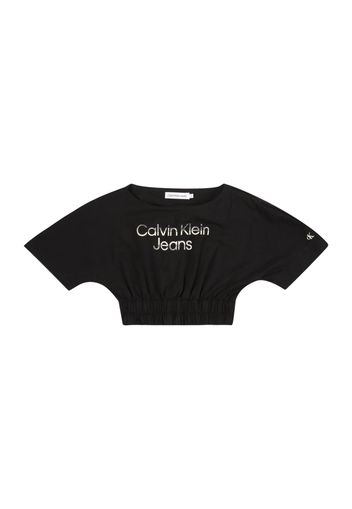 Calvin Klein Jeans Maglietta  beige / nero