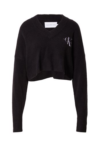 Calvin Klein Jeans Pullover  nero / bianco